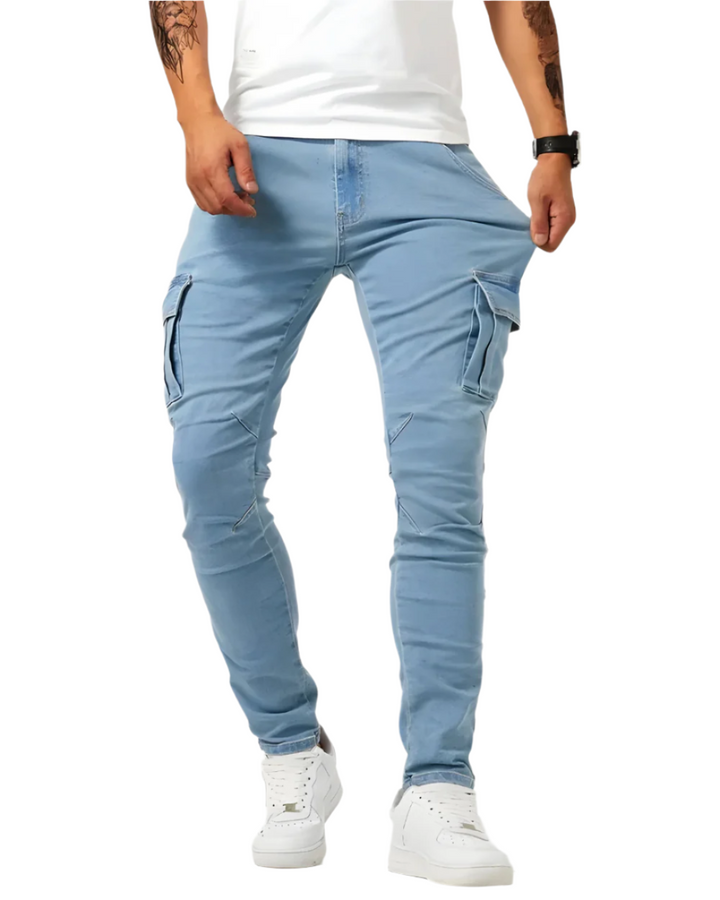 Nereo | Pantaloni cargo elasticizzati