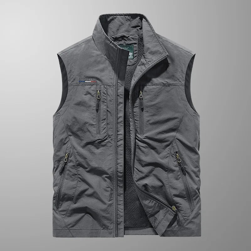 Tiziano | Gilet funzionale traspirante con numerose tasche