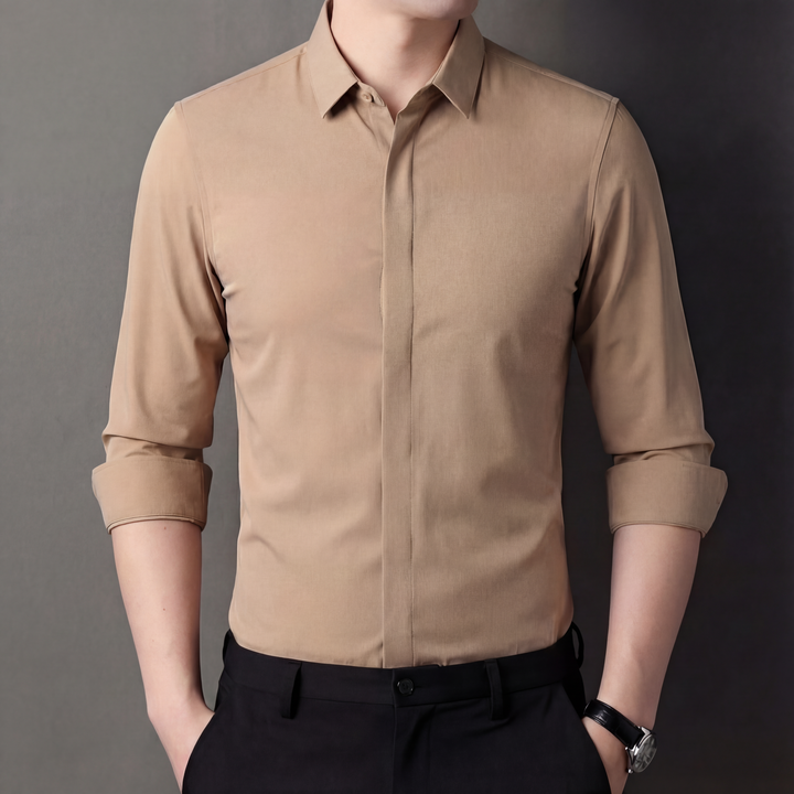 Massimiliano | Camicia elasticizzata antipiega da uomo