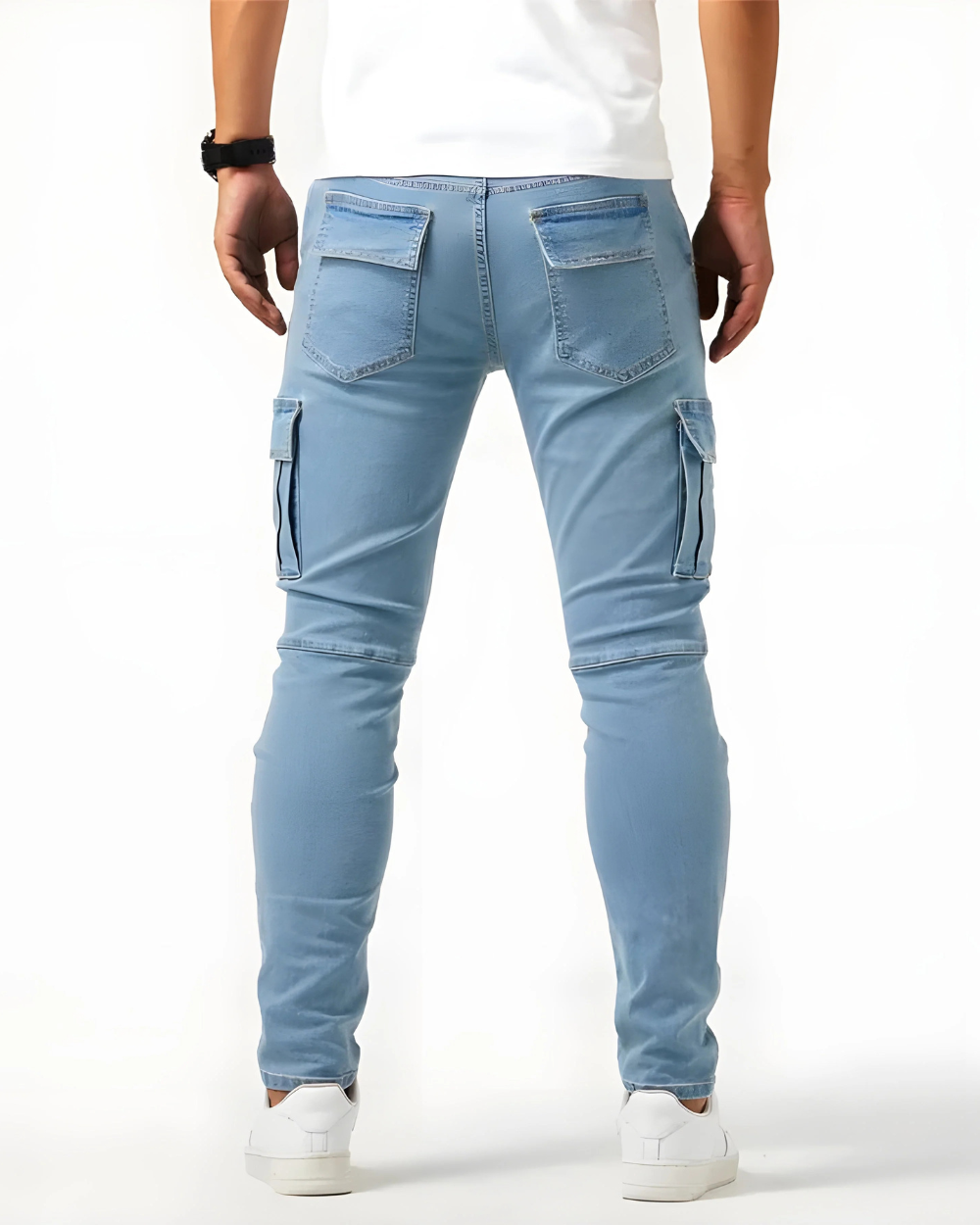 Nereo | Pantaloni cargo elasticizzati