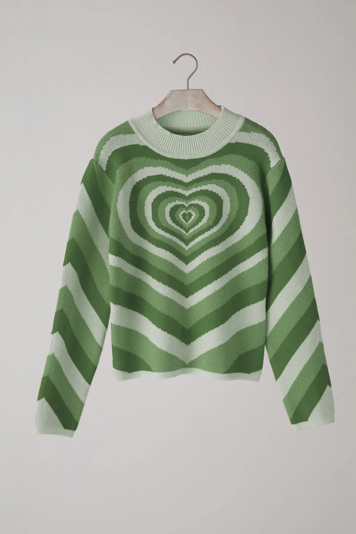 Enrica | Maglia con motivo a cuori