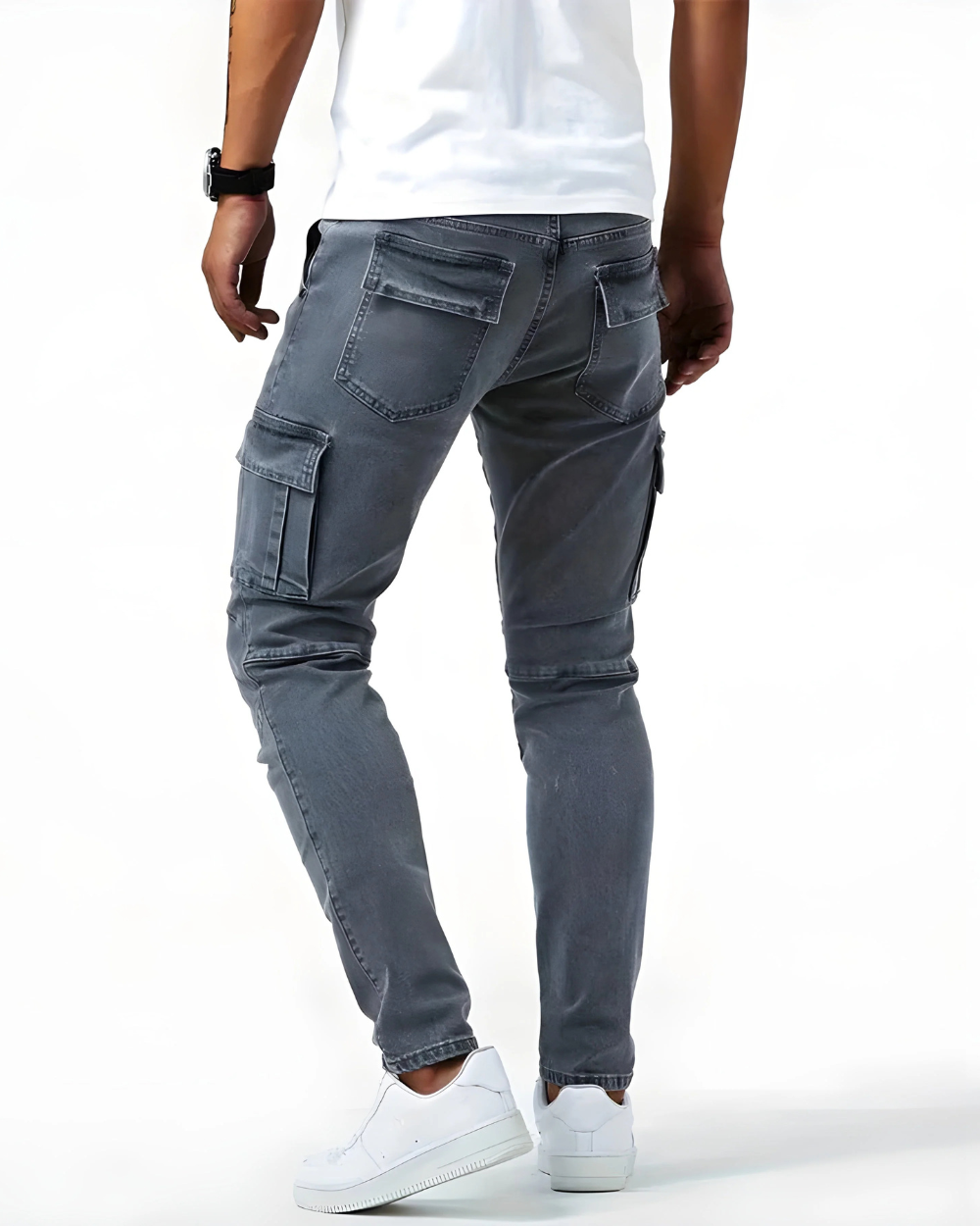 Nereo | Pantaloni cargo elasticizzati