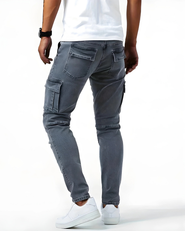 Nereo | Pantaloni cargo elasticizzati