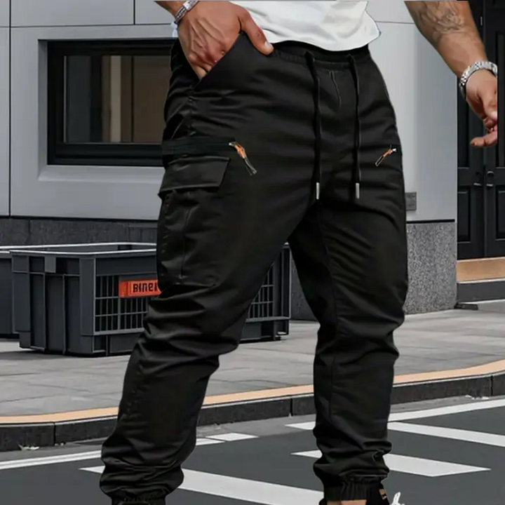 Adriano | Pantaloni jogger elasticizzati cargo da uomo