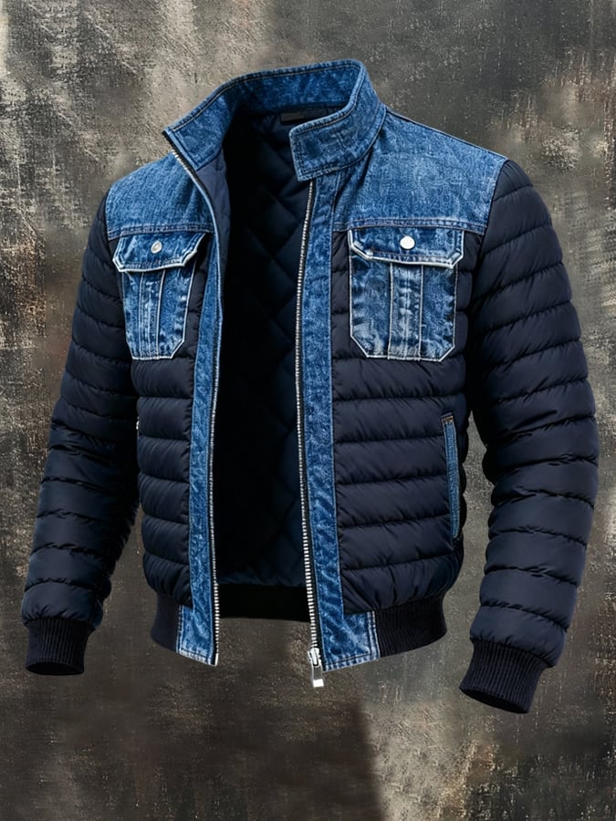Filippo | Giacca di jeans classica doppiopetto