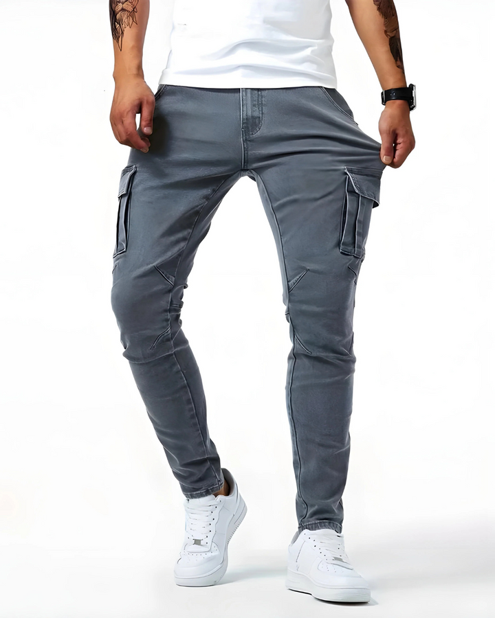 Nereo | Pantaloni cargo elasticizzati