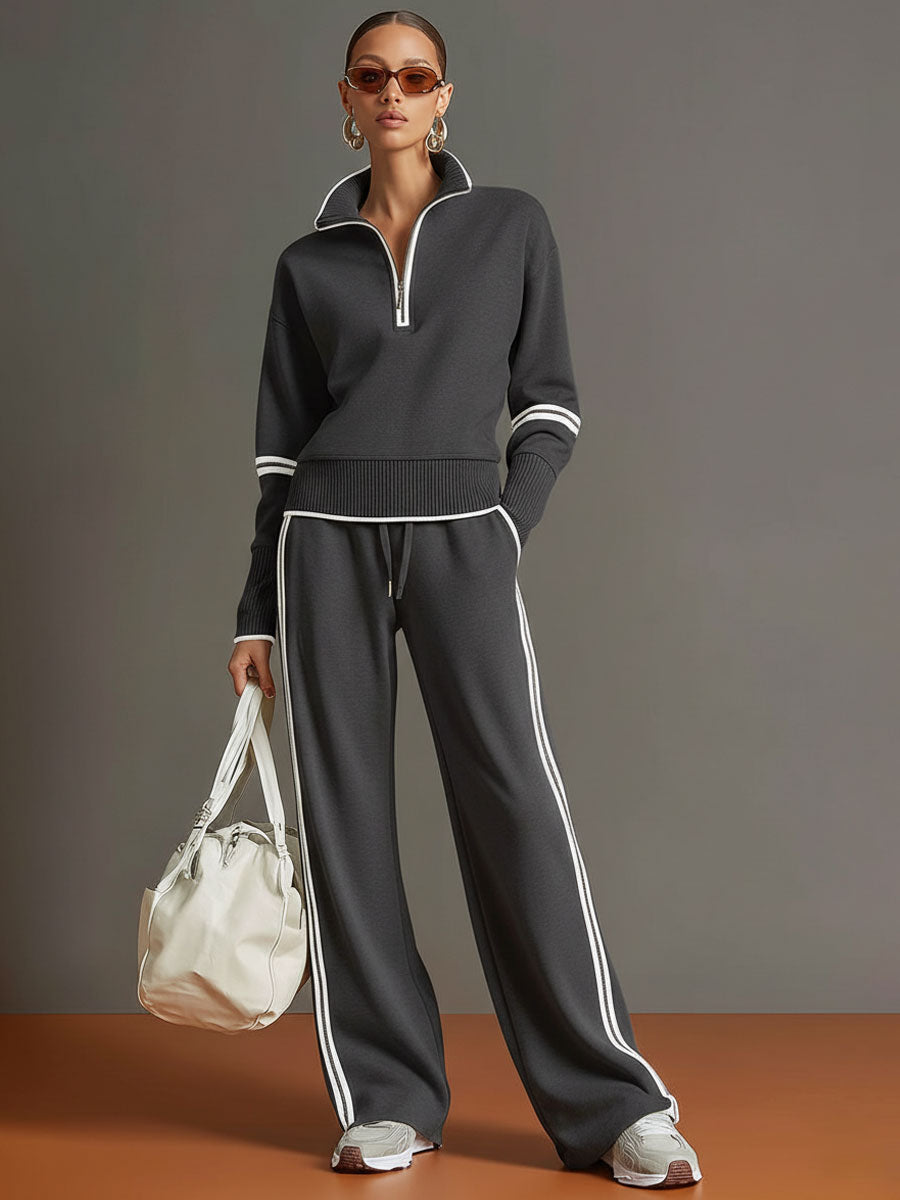 Marietta | Blusa e pantaloni a gamba larga