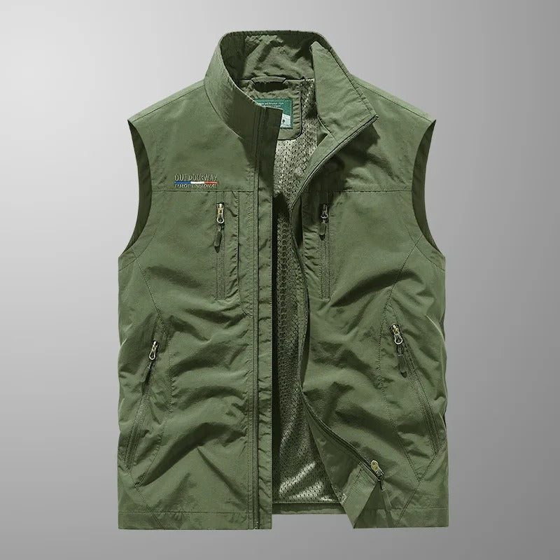 Tiziano | Gilet funzionale traspirante con numerose tasche