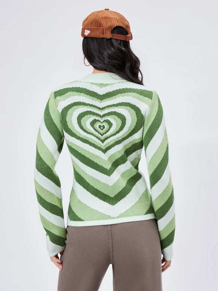 Enrica | Maglia con motivo a cuori