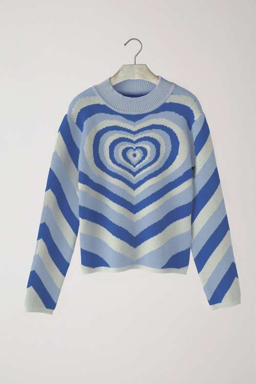 Enrica | Maglia con motivo a cuori
