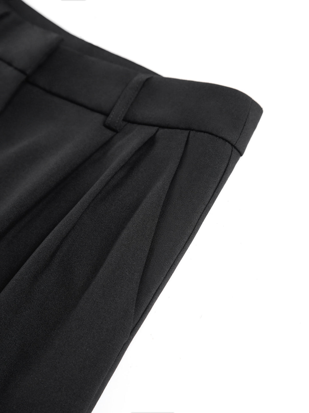 Clara | Pantaloni a gamba larga tinta unita senza cintura