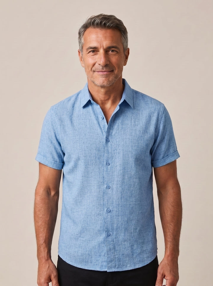 Oberto | Camicia classica di lino