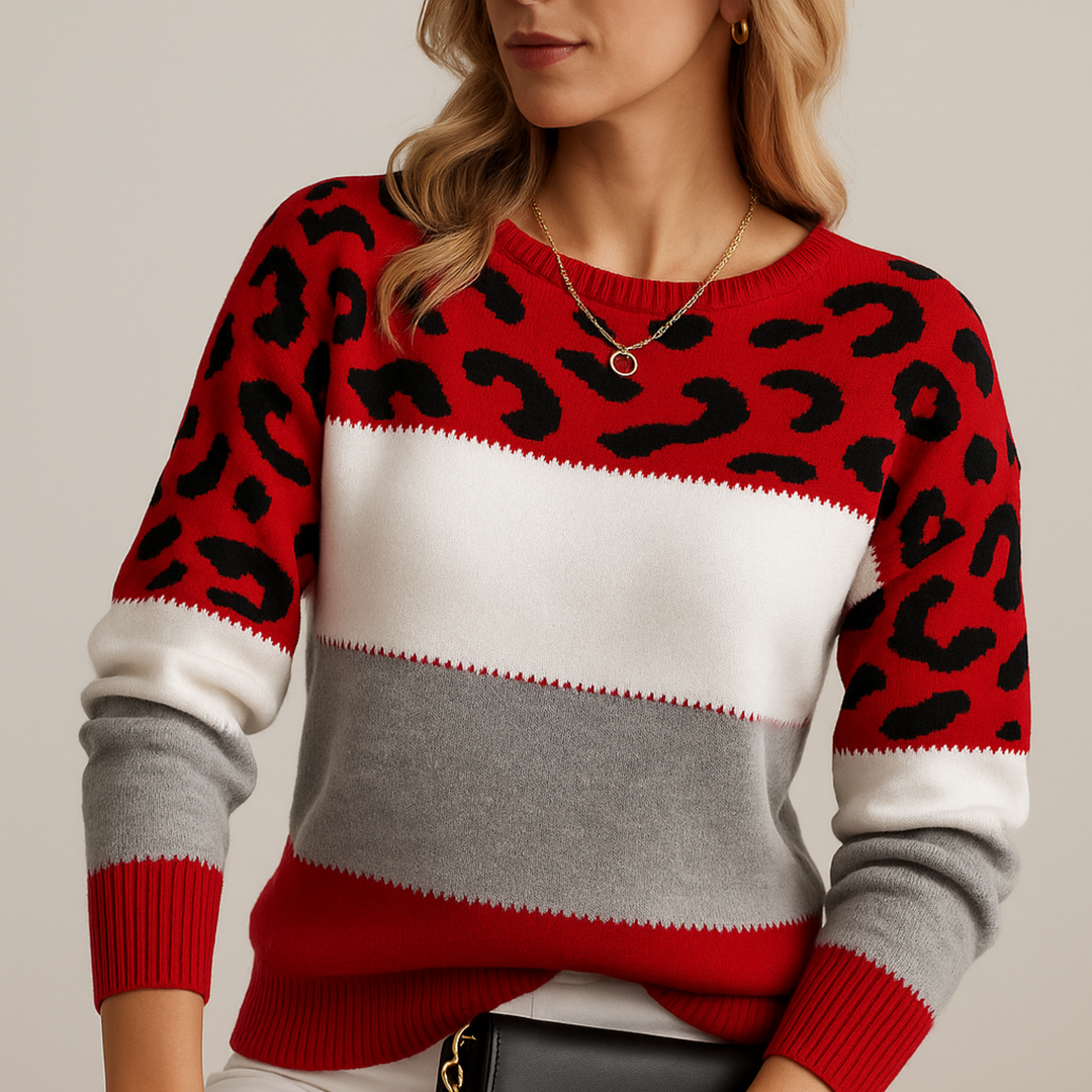 Eulalia | Maglione leopardato