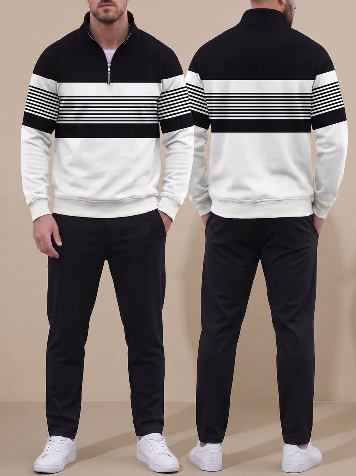Gaspare | Completo casual da uomo con zip