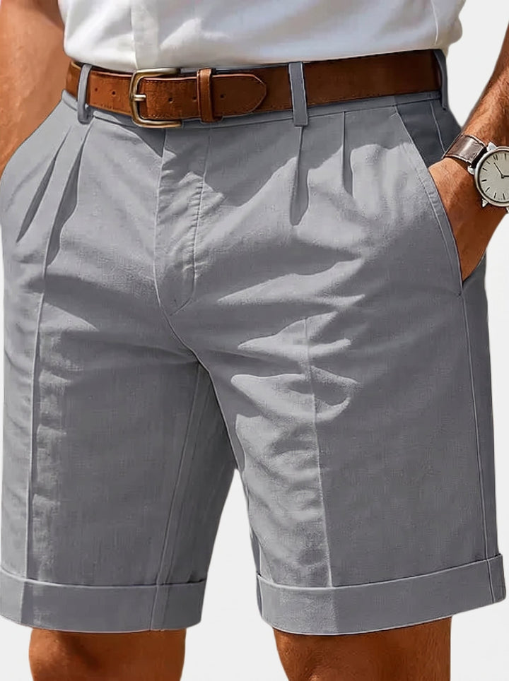 Giacomo | Pantaloncini estivi a pieghe da uomo