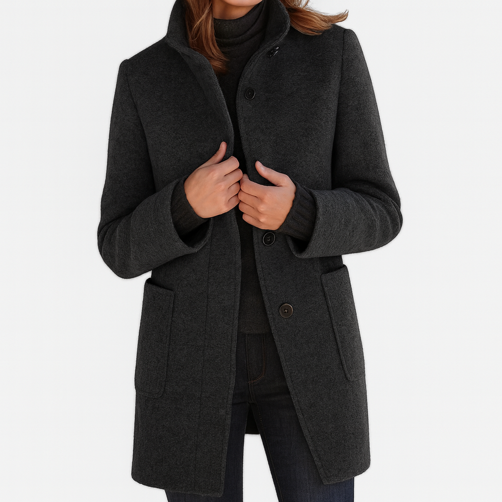 Estella | Cappotto da donna a collo alto