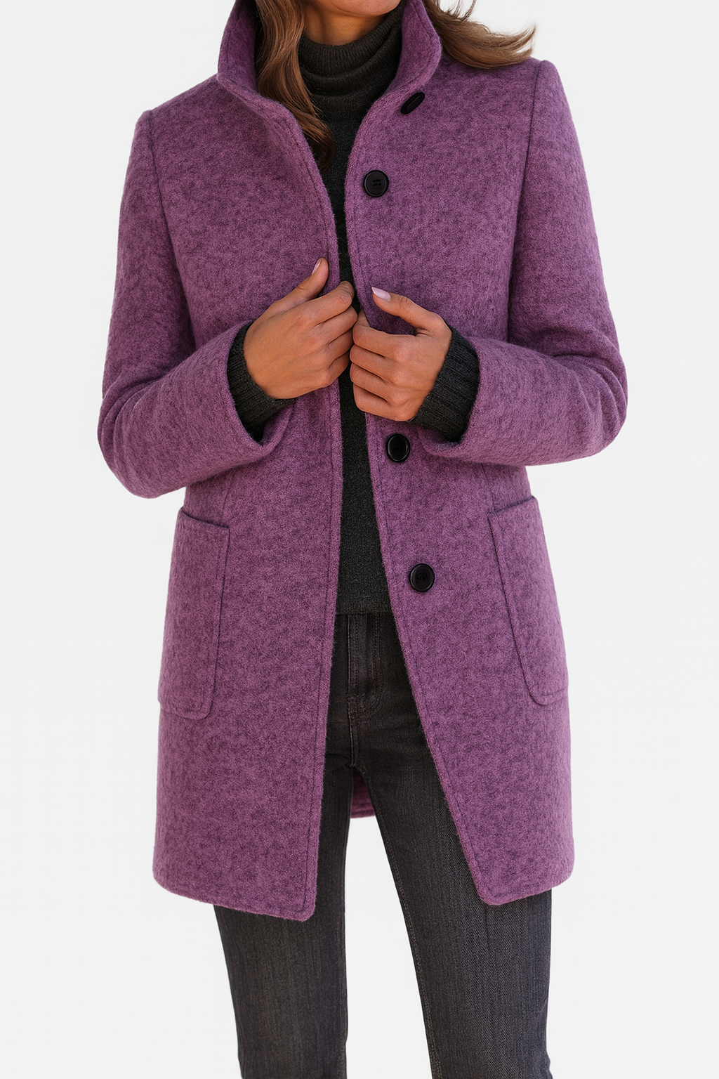 Estella | Cappotto da donna a collo alto