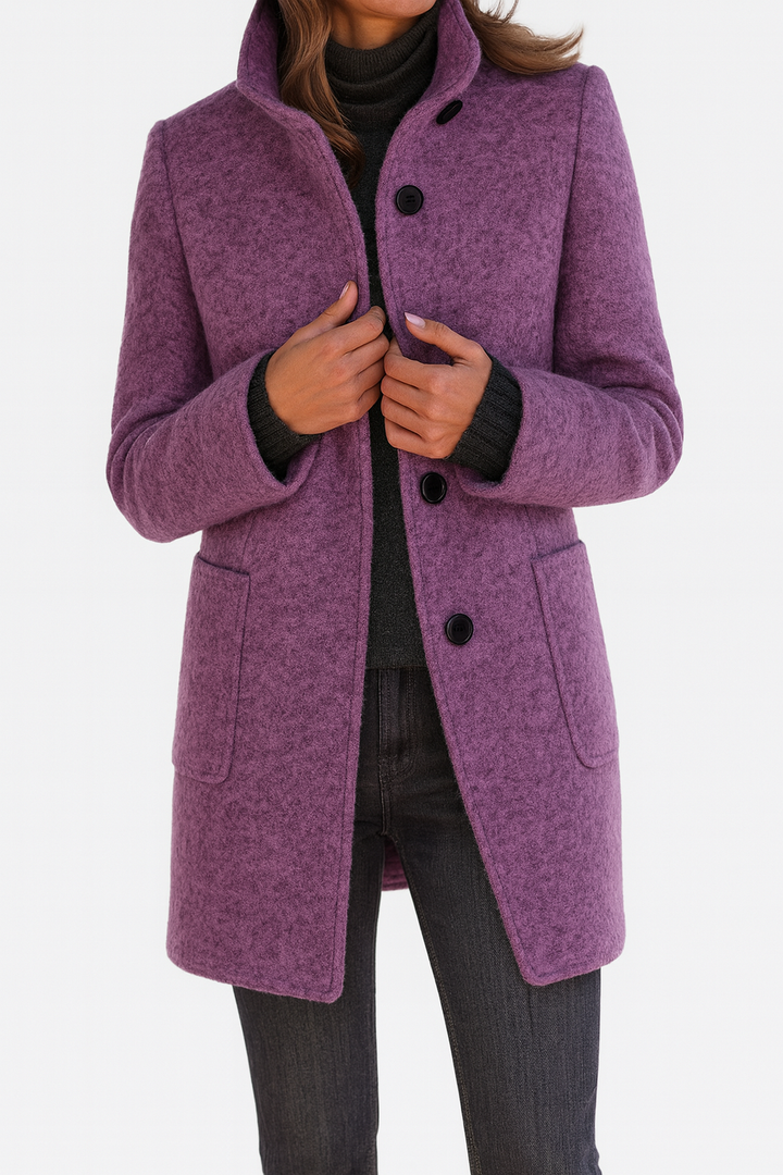 Estella | Cappotto da donna a collo alto