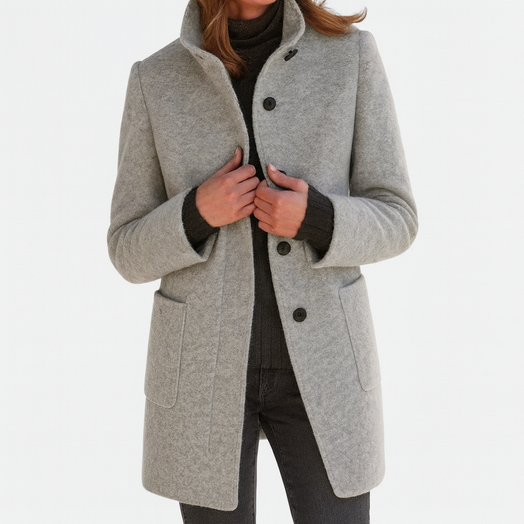 Estella | Cappotto da donna a collo alto