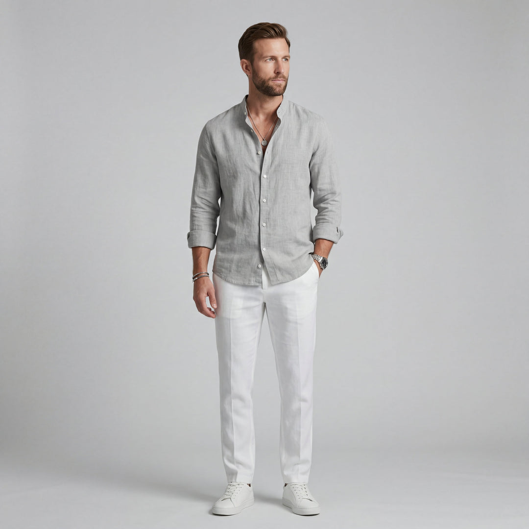 Lido Milano | Camicia in lino elegante e leggera (1+1 GRATIS)