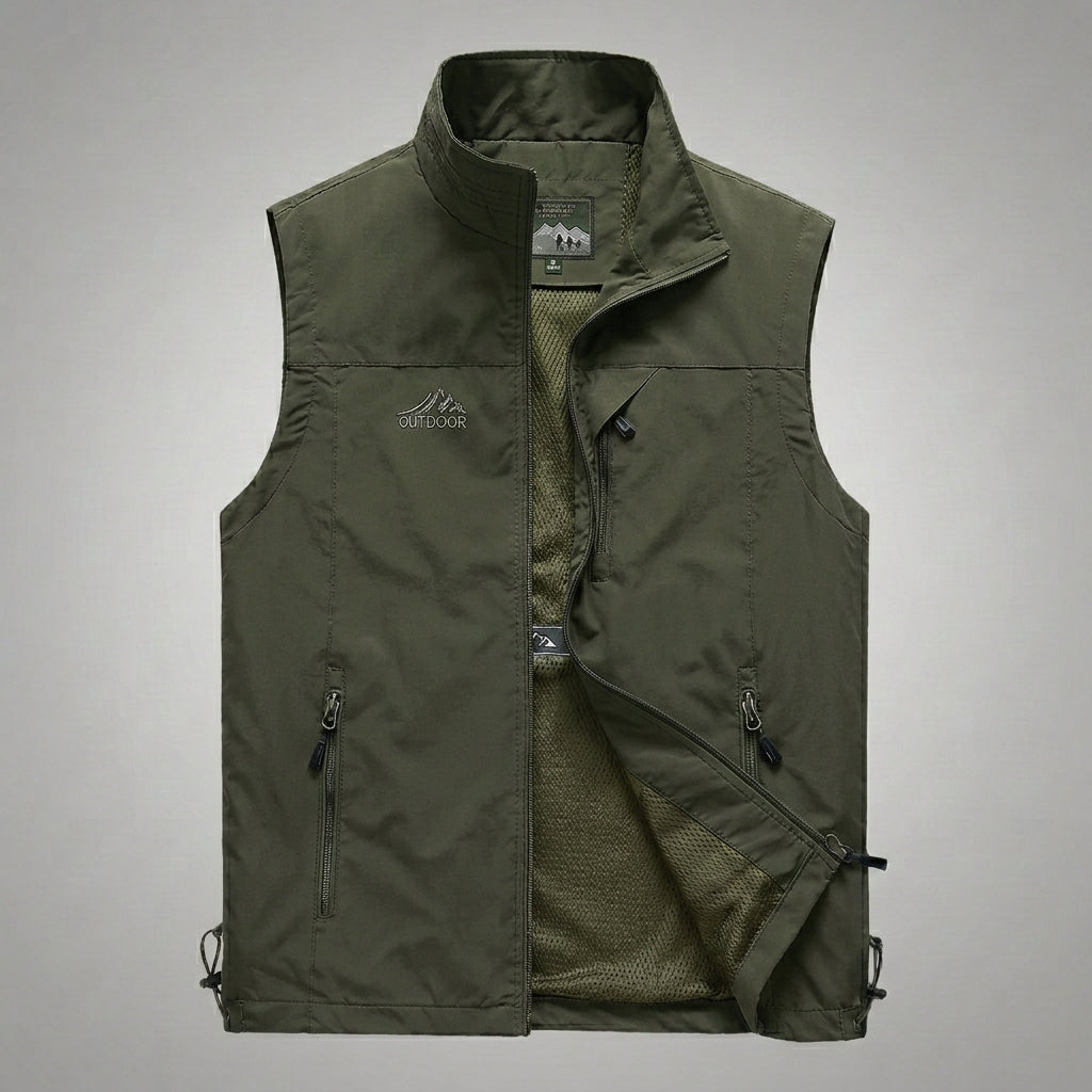 Stefano | Gilet leggero e funzionale con numerose tasche