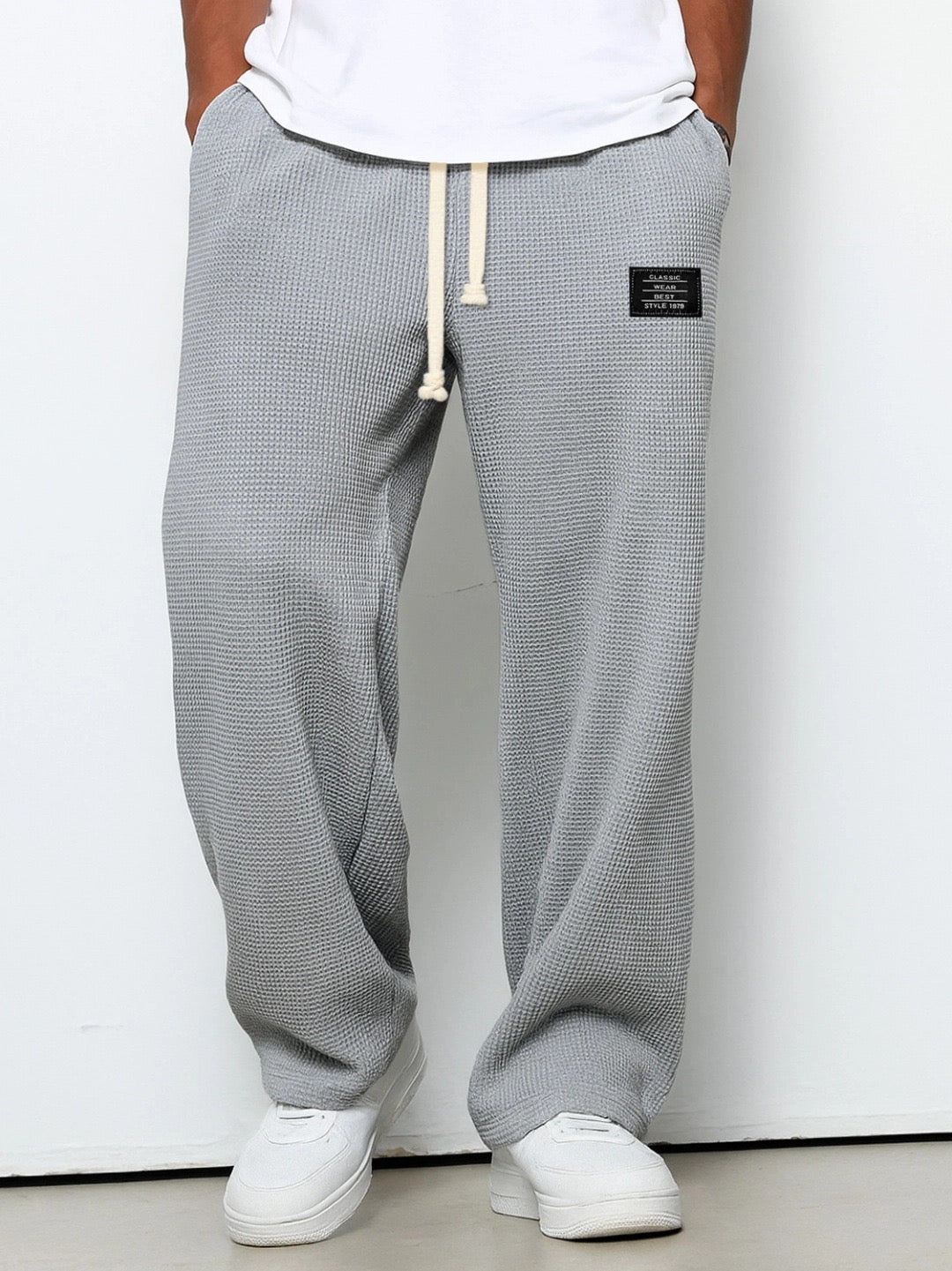 Samuele | Pantaloni larghi con vita regolabile