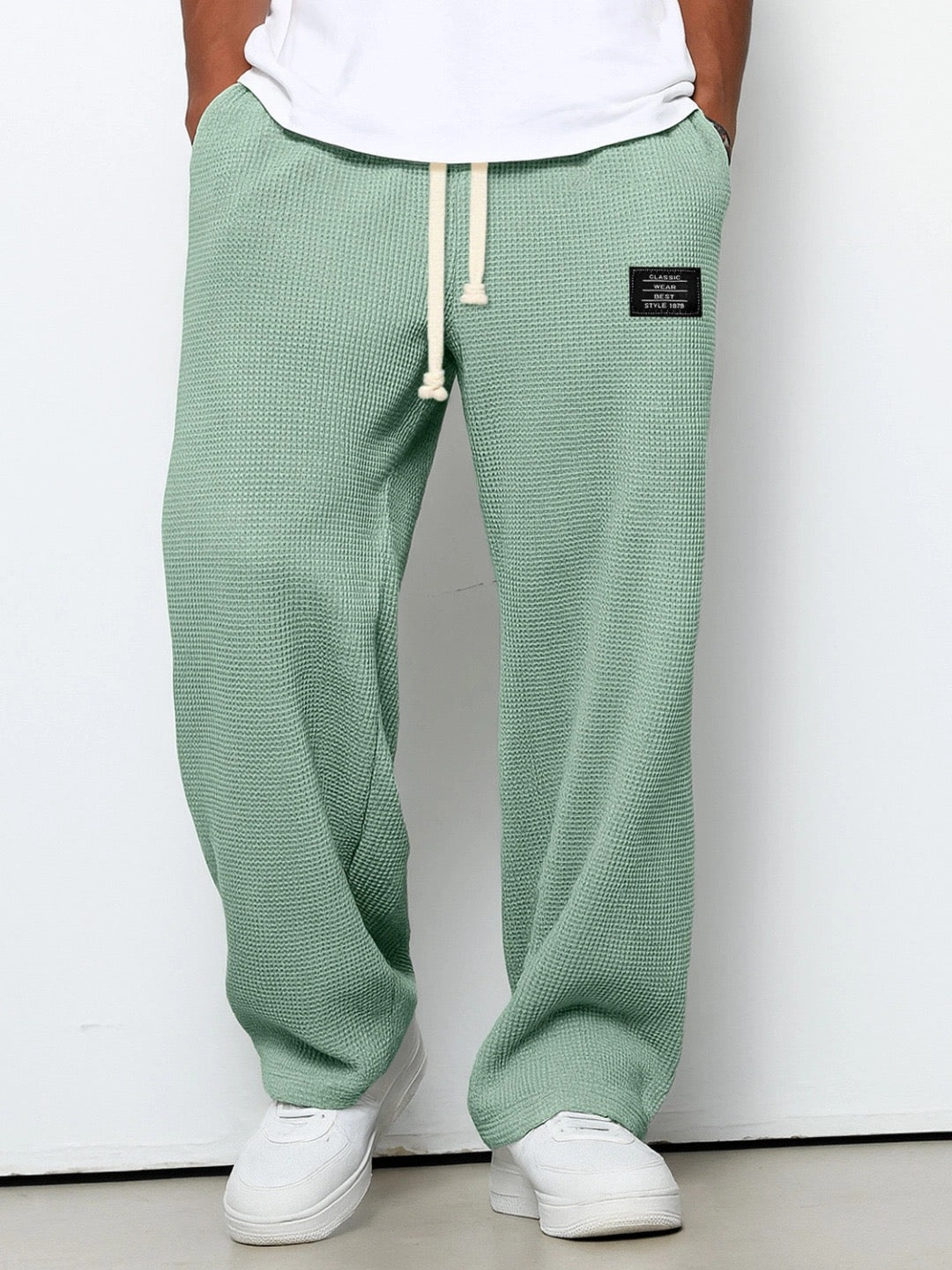 Samuele | Pantaloni larghi con vita regolabile