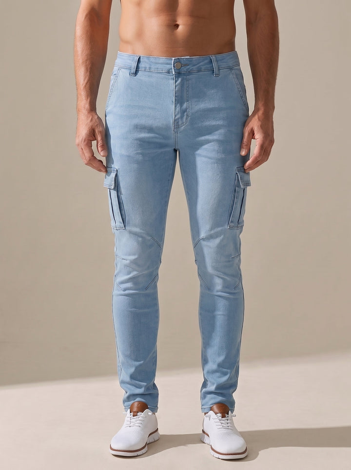 Nereo | Pantaloni cargo elasticizzati