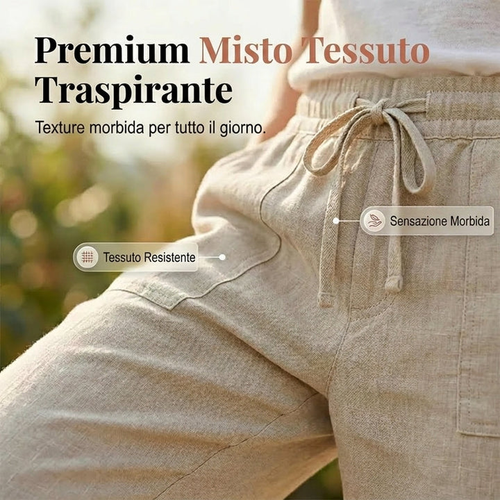 Zita | Pantaloncini da donna in cotone e lino 1+1 Gratis