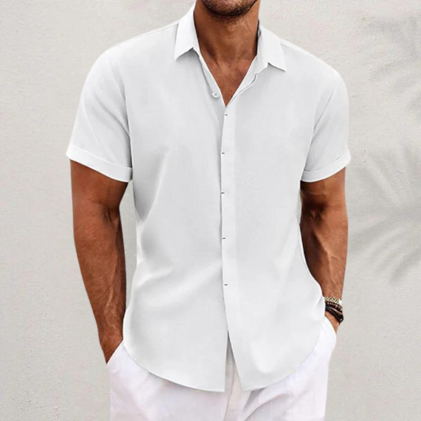 Oberto | Camicia classica di lino