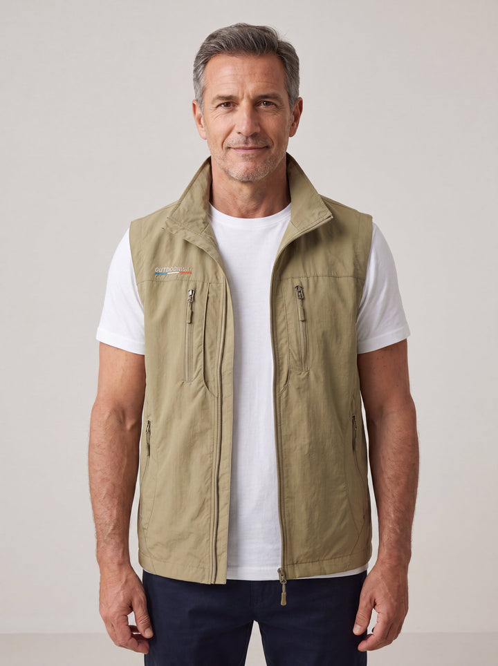 Tiziano | Gilet funzionale traspirante con numerose tasche