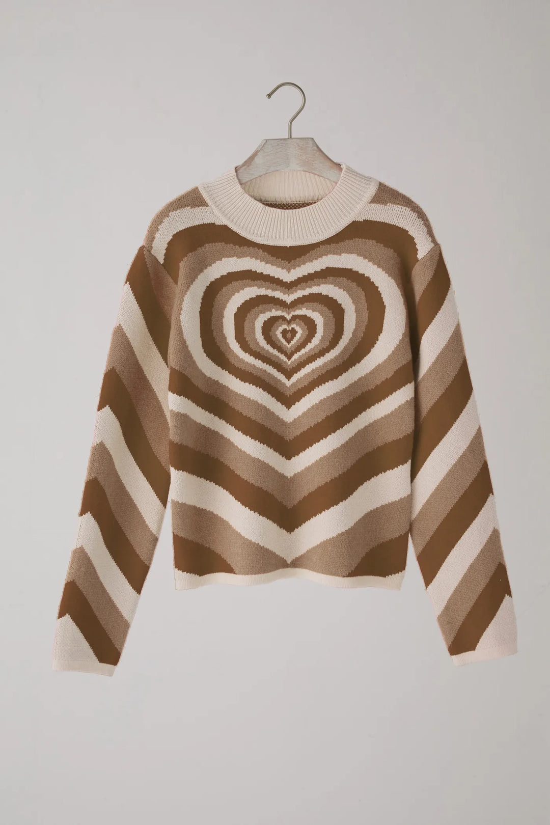 Enrica | Maglia con motivo a cuori