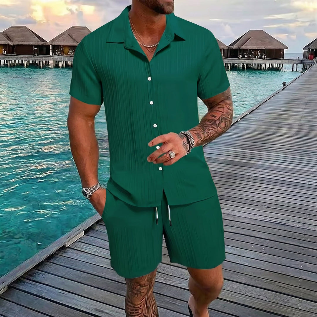 Berardo | Camicia a maniche corte e pantaloncini Premium