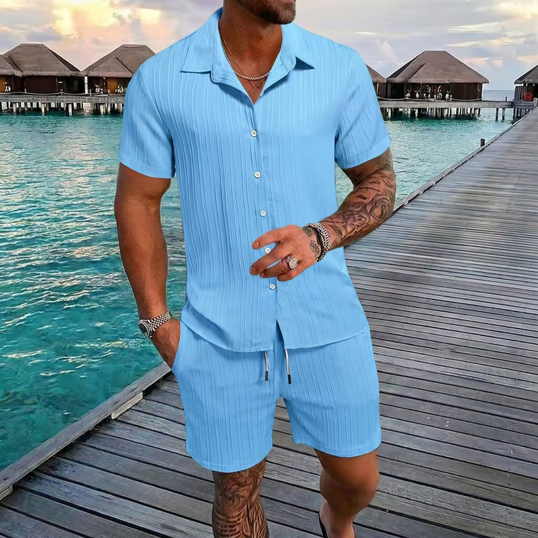 Berardo | Camicia a maniche corte e pantaloncini Premium