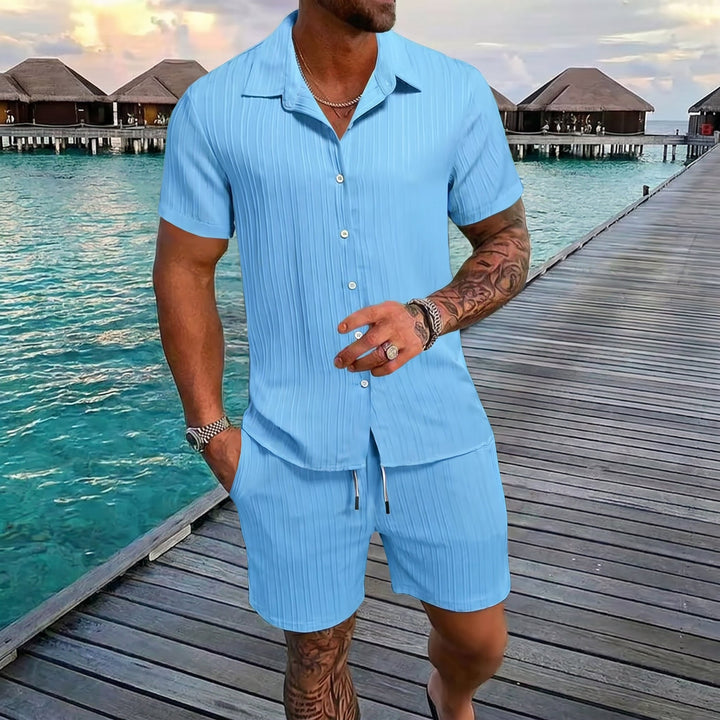Berardo | Camicia a maniche corte e pantaloncini Premium