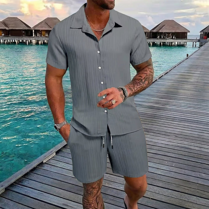 Berardo | Camicia a maniche corte e pantaloncini Premium