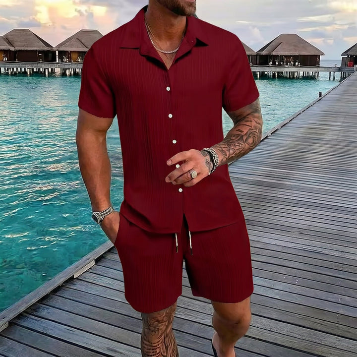 Berardo | Camicia a maniche corte e pantaloncini Premium