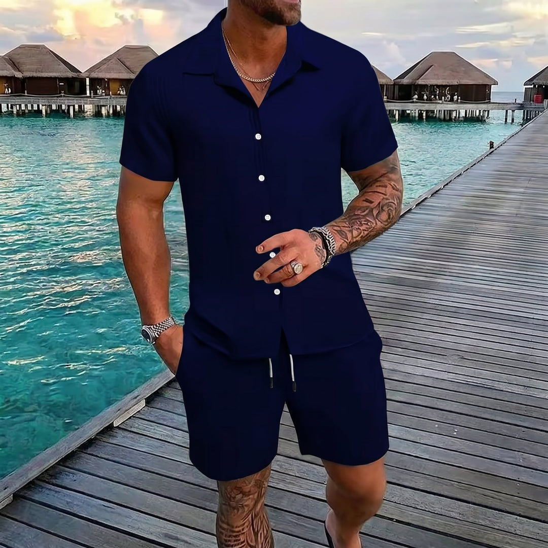 Berardo | Camicia a maniche corte e pantaloncini Premium