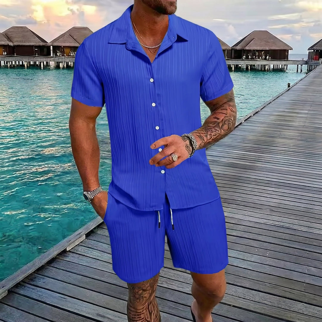 Berardo | Camicia a maniche corte e pantaloncini Premium