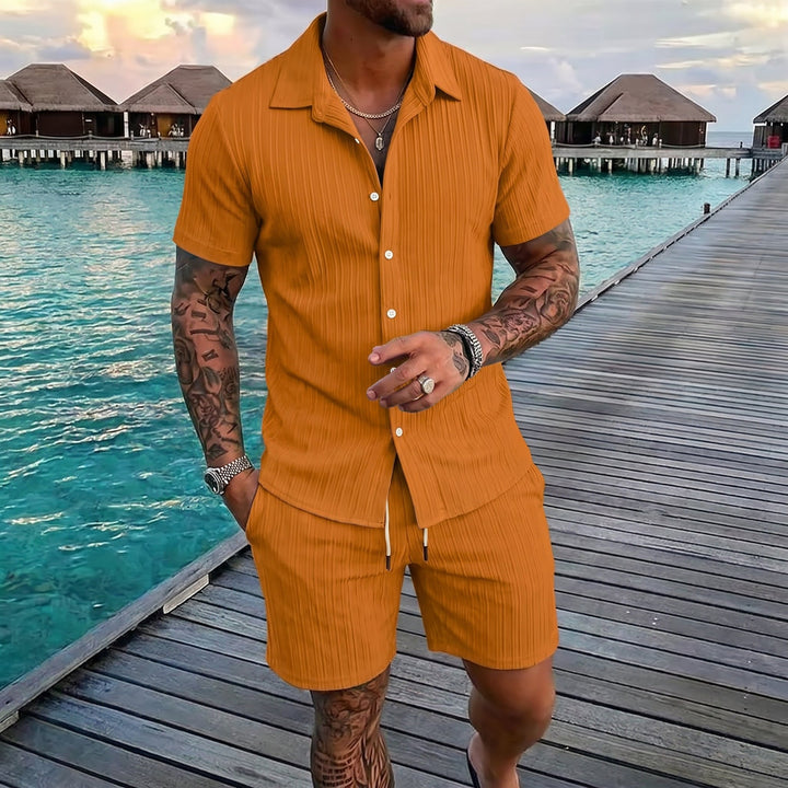 Berardo | Camicia a maniche corte e pantaloncini Premium