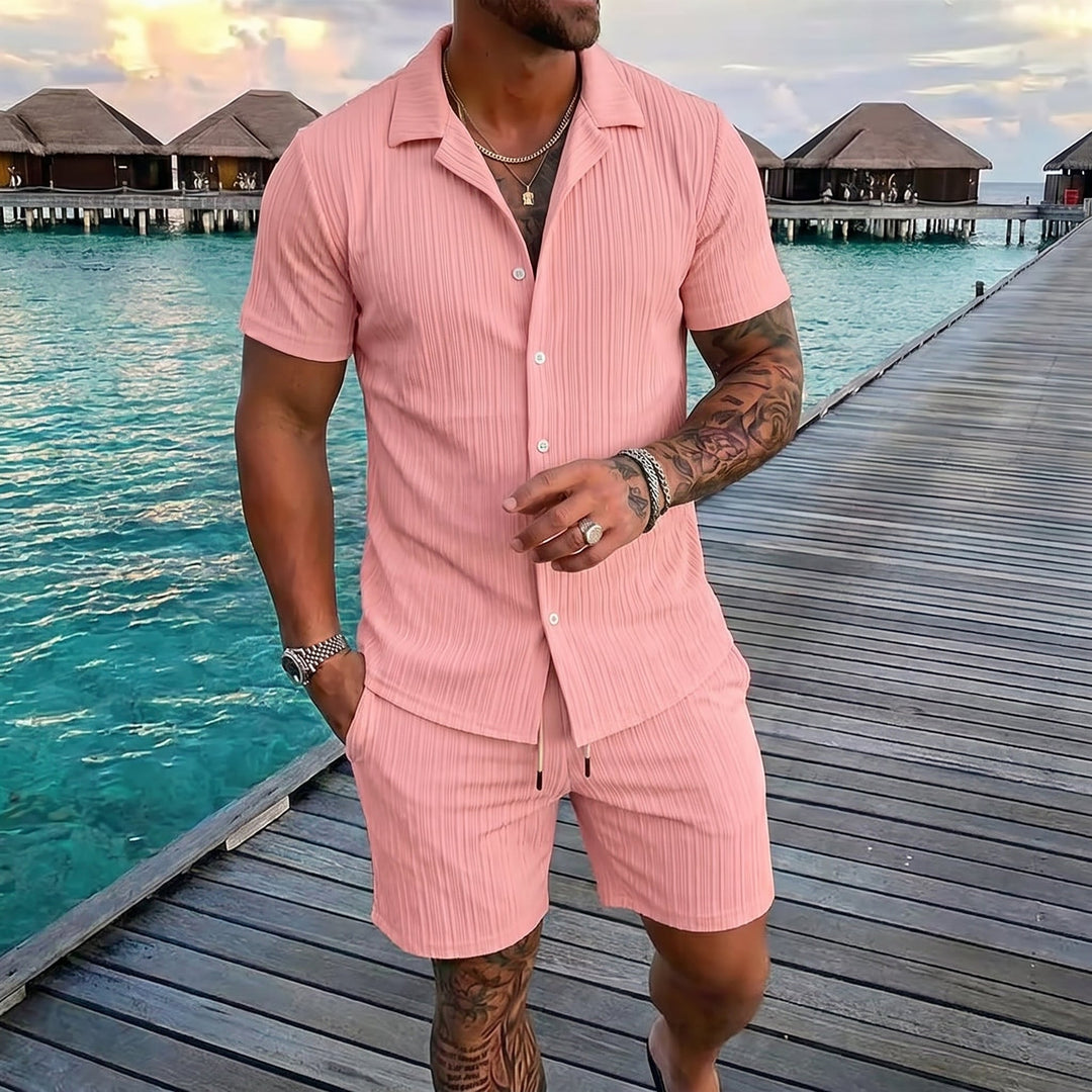 Berardo | Camicia a maniche corte e pantaloncini Premium