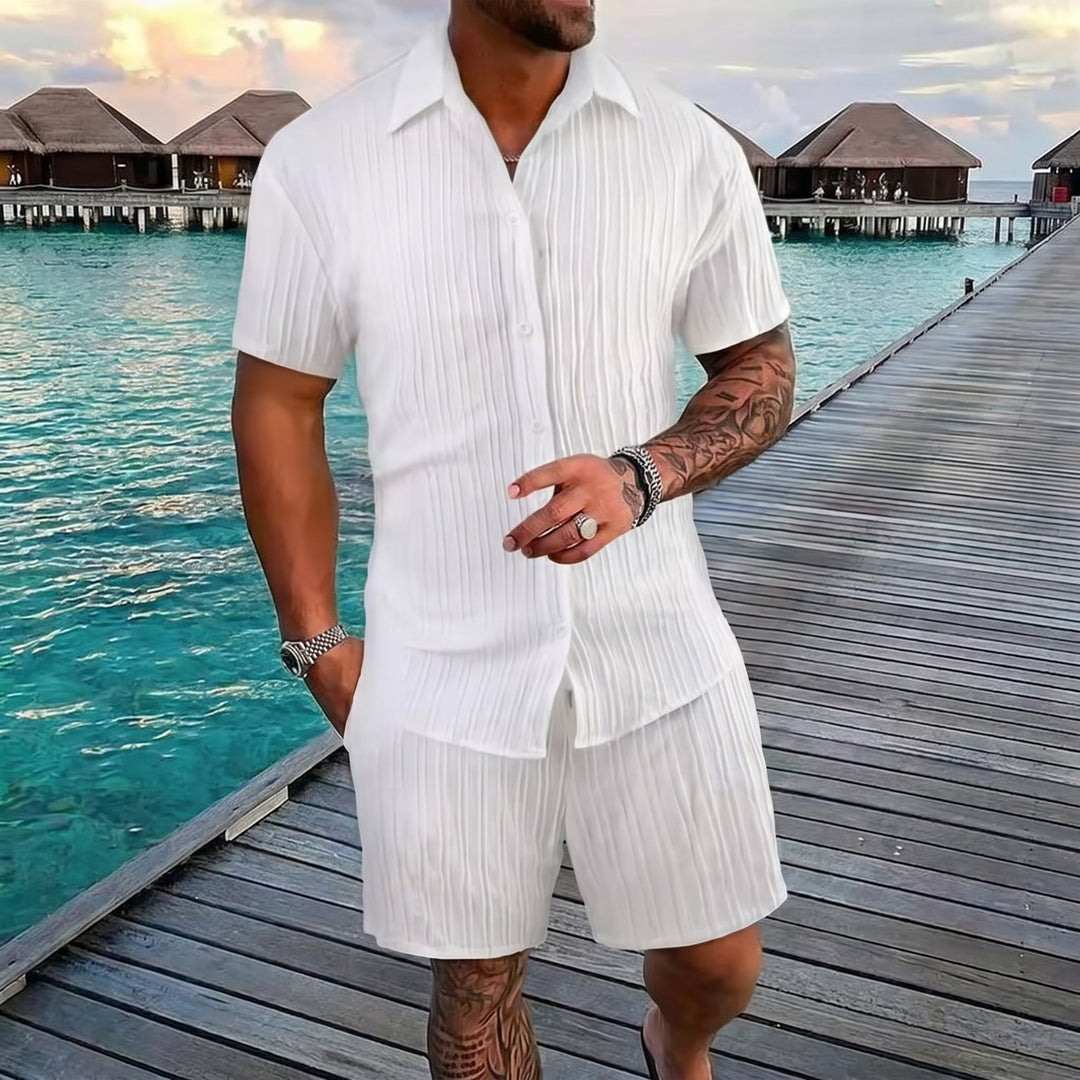 Berardo | Camicia a maniche corte e pantaloncini Premium