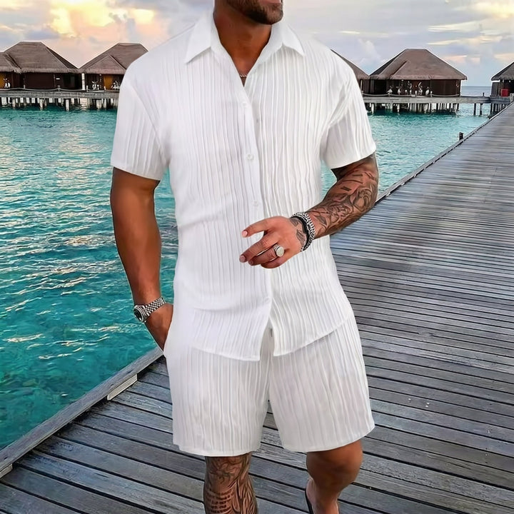 Berardo | Camicia a maniche corte e pantaloncini Premium