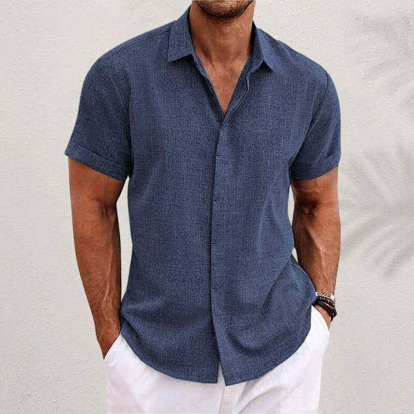 Oberto | Camicia classica di lino