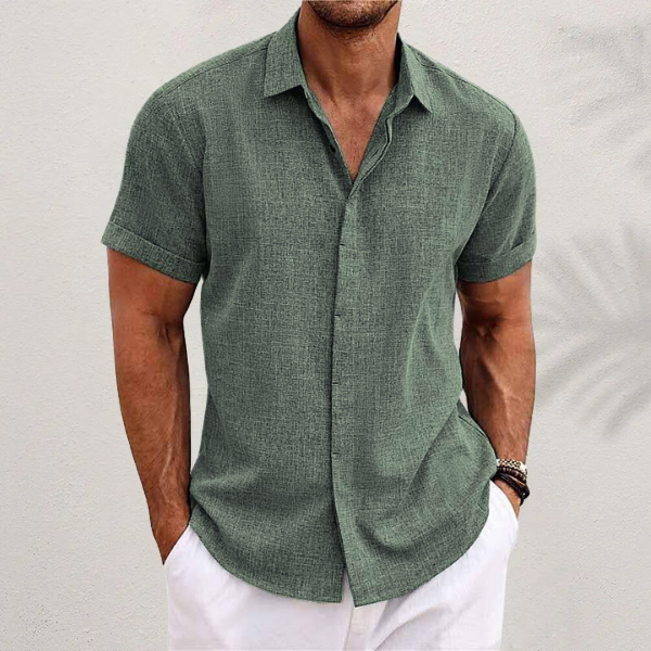 Oberto | Camicia classica di lino