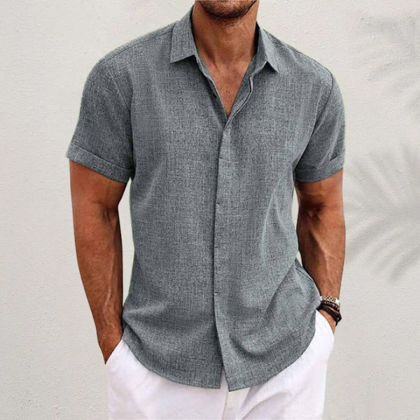 Oberto | Camicia classica di lino