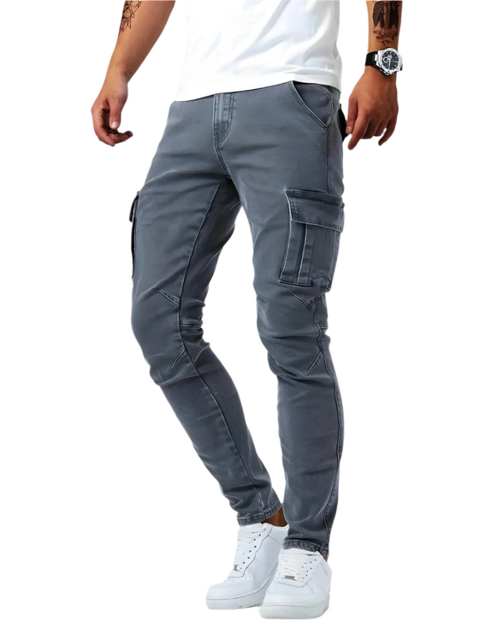 Nereo | Pantaloni cargo elasticizzati