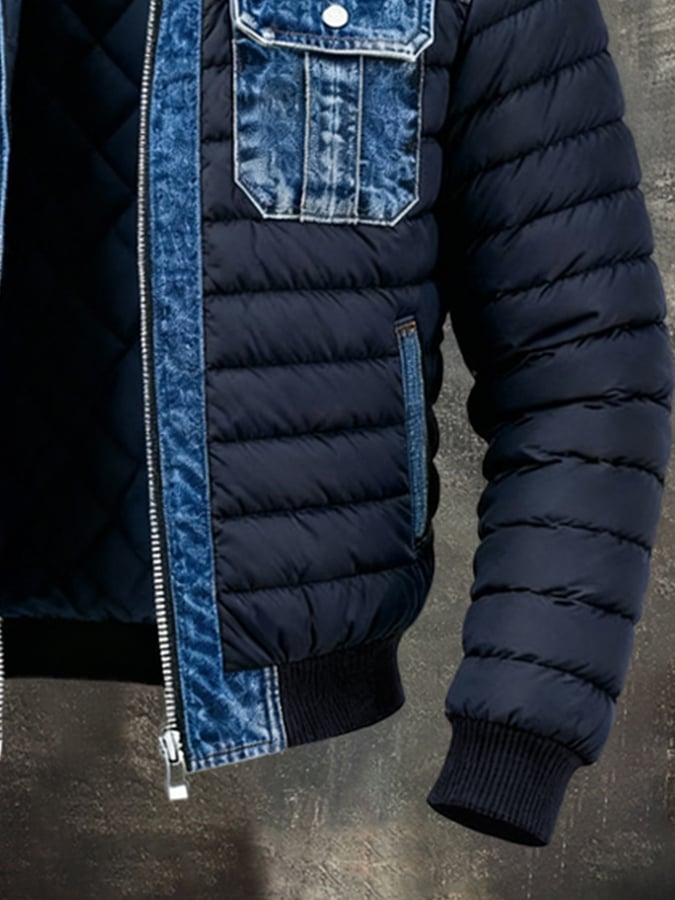 Filippo | Giacca di jeans classica doppiopetto