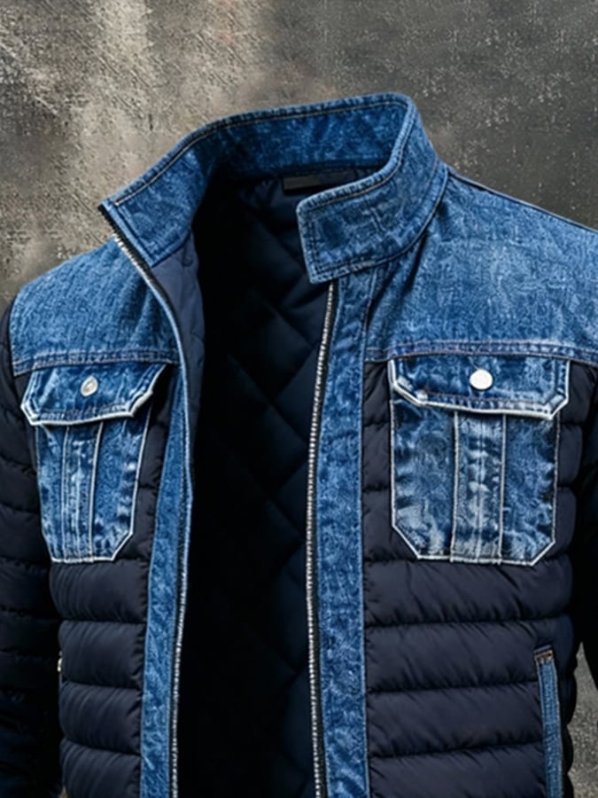 Filippo | Giacca di jeans classica doppiopetto