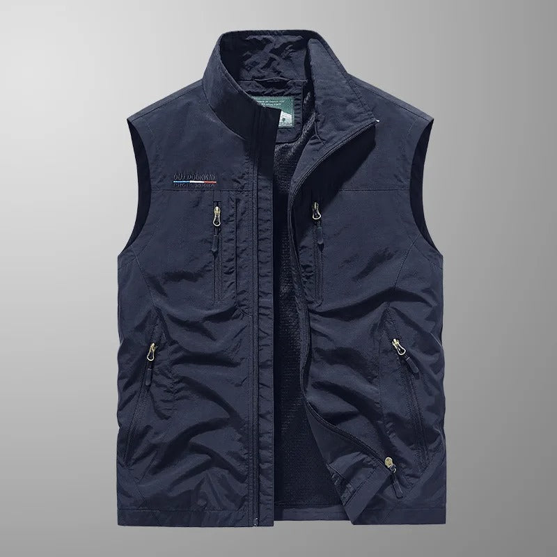 Tiziano | Gilet funzionale traspirante con numerose tasche